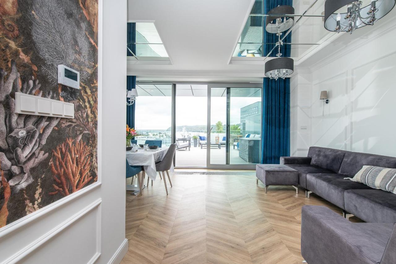 Yacht Park Premium Apartment Sea View Gdynia Extérieur photo